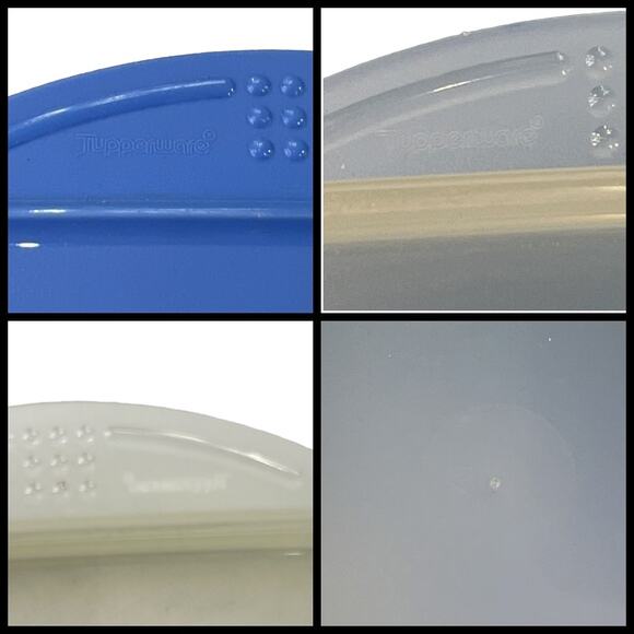 Tupperware Fridge Stackables  Cold Cuts Deli Meat Luncheon Container Blue Lid - Picture 14 of 16